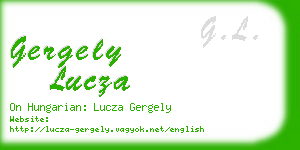 gergely lucza business card